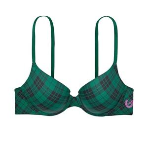 Wear Everywhere Push Up In A Beautiful Garnet Green Plaid